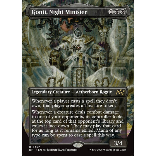 Gonti, Night Minister, 357, rare, Magic: The Gathering, Aetherdrift