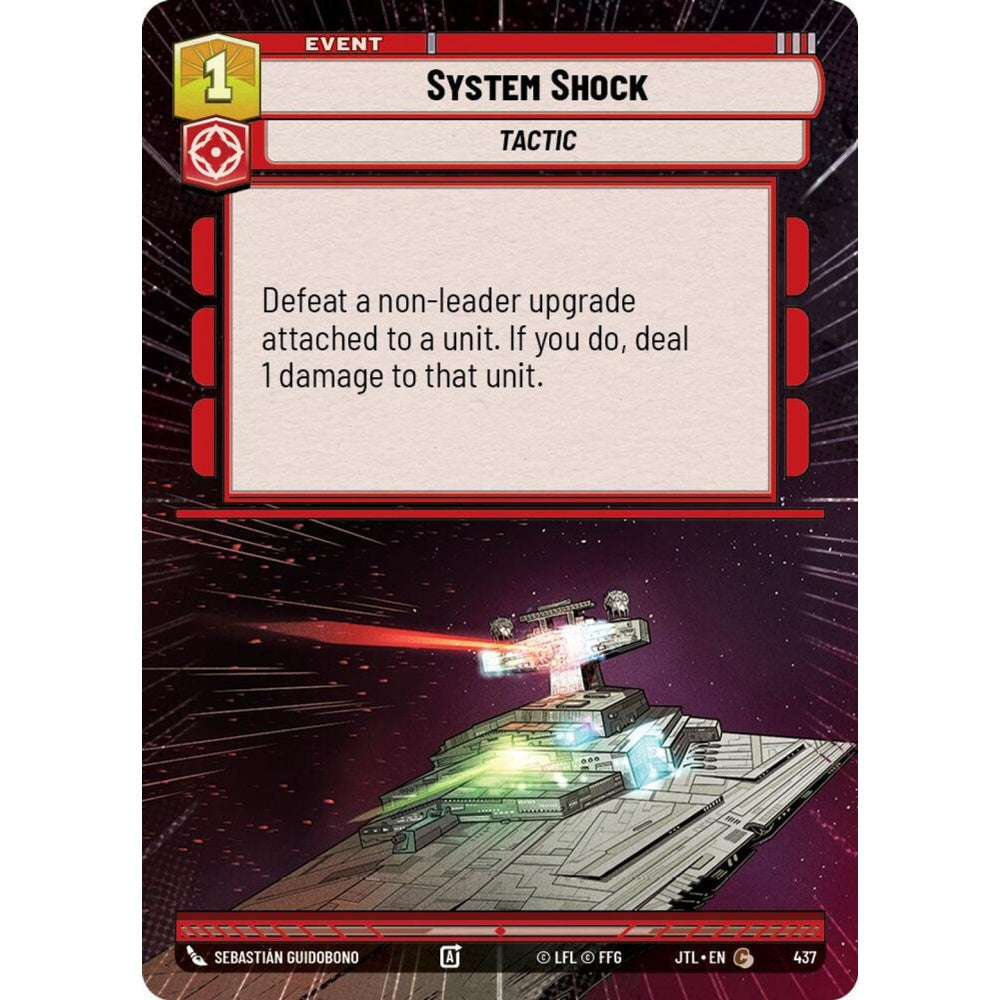 System Shock, C, JTL 437) Hyperspace, Star Wars Unlimited