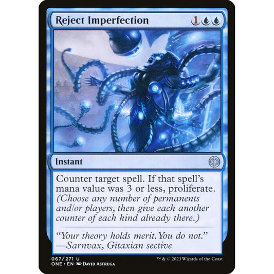 Reject Imperfection, uncommon, 67, Magic the Gathering, Phyrexia: All Will Be One