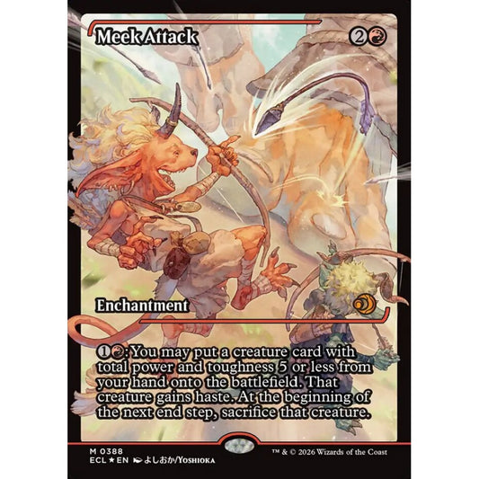 Meek Attack mythic 388 Magic the Gathering Lorwyn Eclipsed
