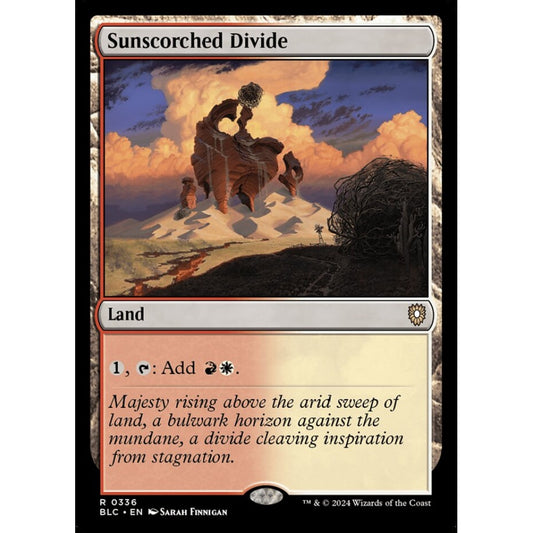 Sunscorched Divide, 336, rare, Magic: The Gathering, Bloomburrow