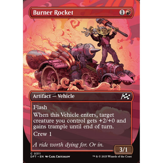 Burner Rocket, 311, common, Magic: The Gathering, Aetherdrift