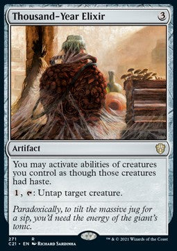 Thousand-Year Elixir - Commander: Strixhaven (Rare) [C21-271]