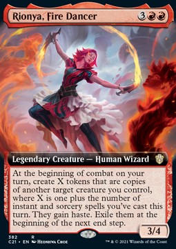 Rionya, Fire Dancer - Commander: Strixhaven: Extras (Rare) [XC21-382]