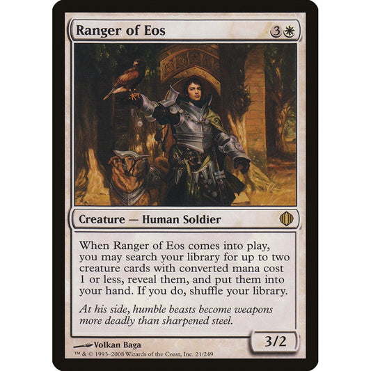 Ranger of Eos rare 21 Magic the Gathering Shards of Alara