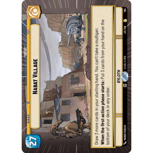 Nabat Village, R, JTL 764) Hyperspace Foil, Star Wars Unlimited