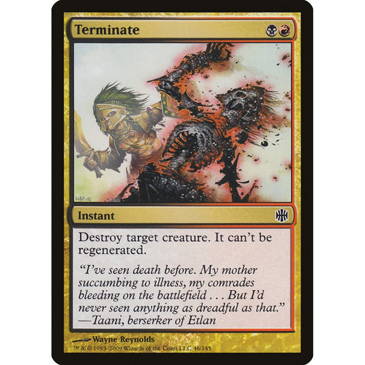 Terminate common 46 Magic the Gathering Alara Reborn