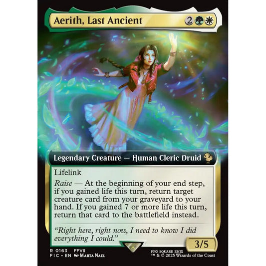 Aerith, Last Ancient rare 163 Magic the Gathering Final Fantasy Commander