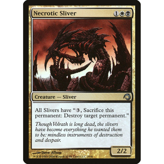 Necrotic Sliver uncommon 20 Magic the Gathering Premium Deck Series: Slivers