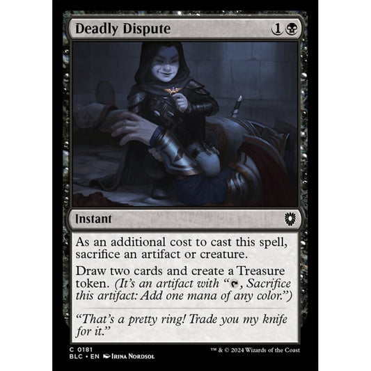 Deadly Dispute, 181, common, Magic: The Gathering, Bloomburrow