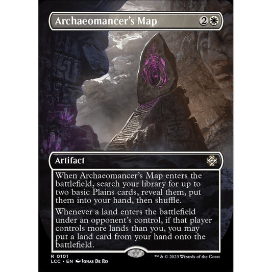 Archaeomancer's Map, rare, 101, Magic the Gathering, The Lost Caverns of Ixalan Commander