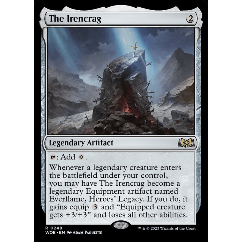 The Irencrag, rare, 248, Magic the Gathering, Wilds of Eldraine