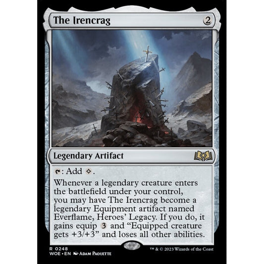 The Irencrag, rare, 248, Magic the Gathering, Wilds of Eldraine