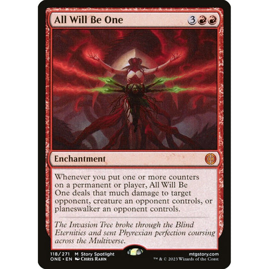 All Will Be One, mythic, 118, Magic the Gathering, Phyrexia: All Will Be One