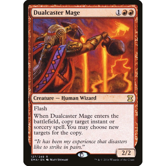 Dualcaster Mage rare 127 Magic the Gathering Eternal Masters