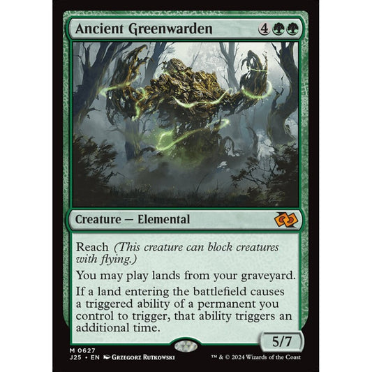 Ancient Greenwarden, 627, mythic, Magic: The Gathering, Foundations Jumpstart