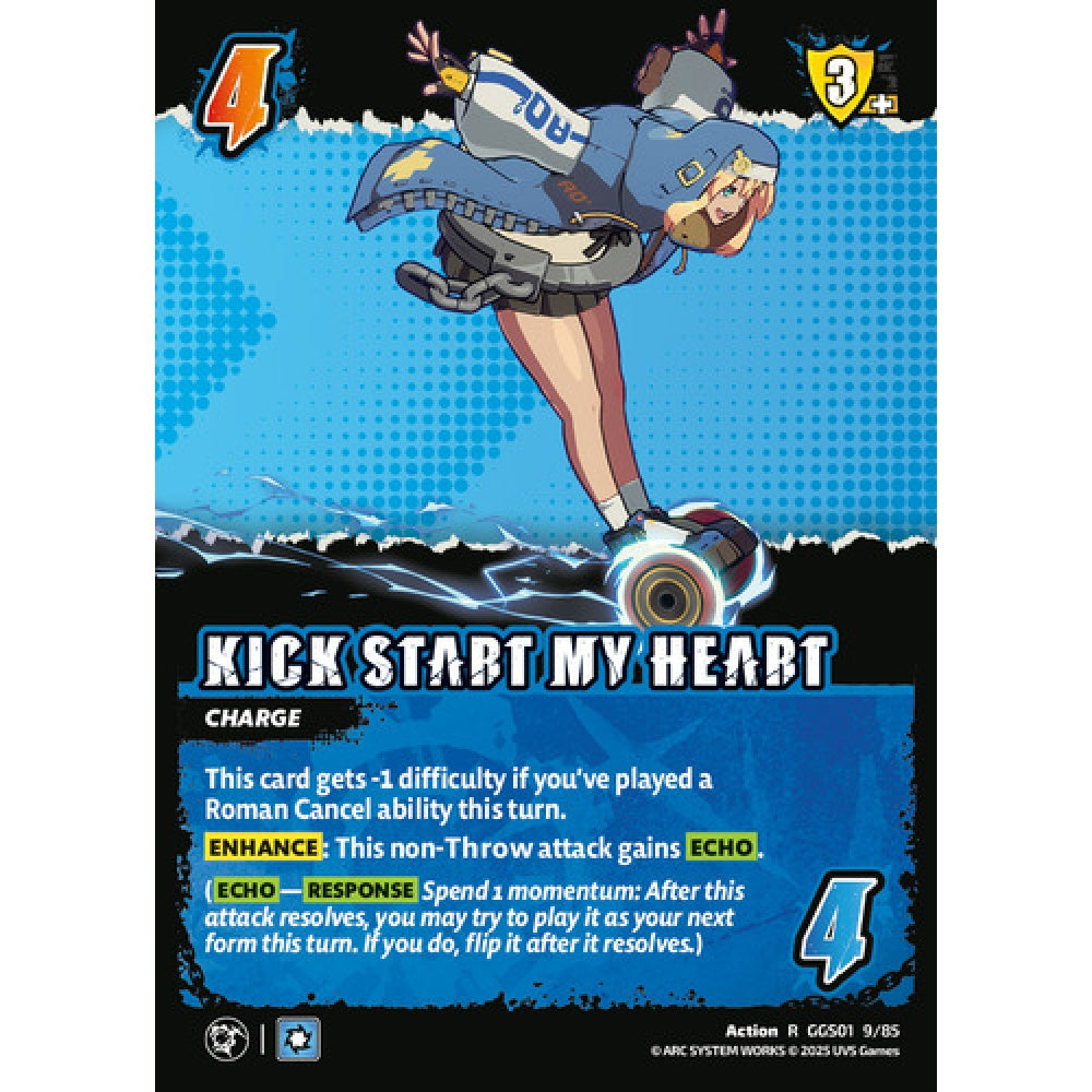 Kick Start My Heart 9/85 Universus Card Game Guilty Gear -Strive- R Foil