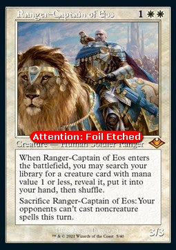 Ranger-Captain of Eos (V.2) - Modern Horizons: Retro Frame Cards (Mythic) [RMH2-5]