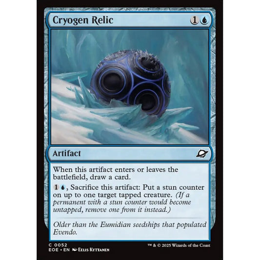 Cryogen Relic common 52 Magic the Gathering Edge of Eternities