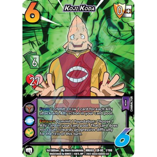 Koji Koda, 1/108, XR-UC, UniVersus, MHA03 Heroes Clash