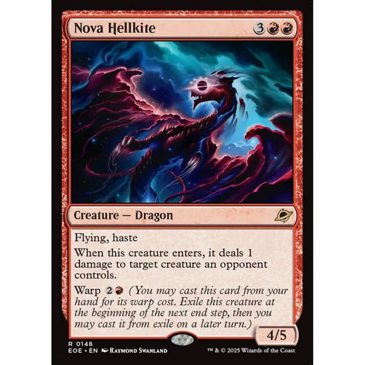 Nova Hellkite rare 148 Magic the Gathering Edge of Eternities