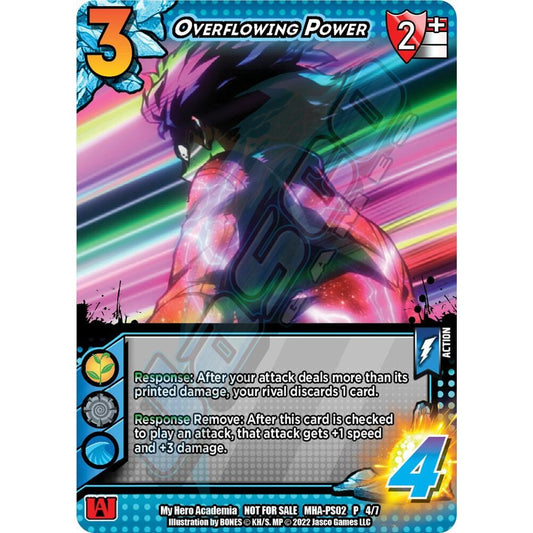 Overflowing Power, 4/7, MHA-PS01, Universus, MHA Promos, nan