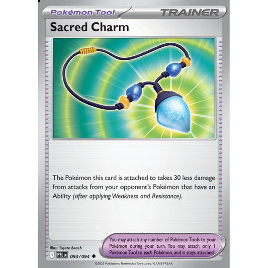 Sacred Charm Uncommon 093/094 Pokemon Card Game Phantasmal Flames