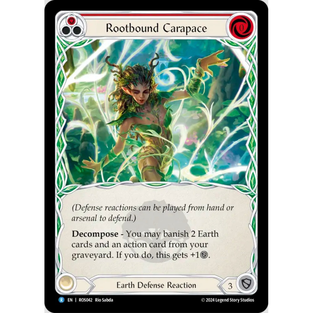 Rootbound Carapace, Red), Rare, Flesh and Blood, Rosetta