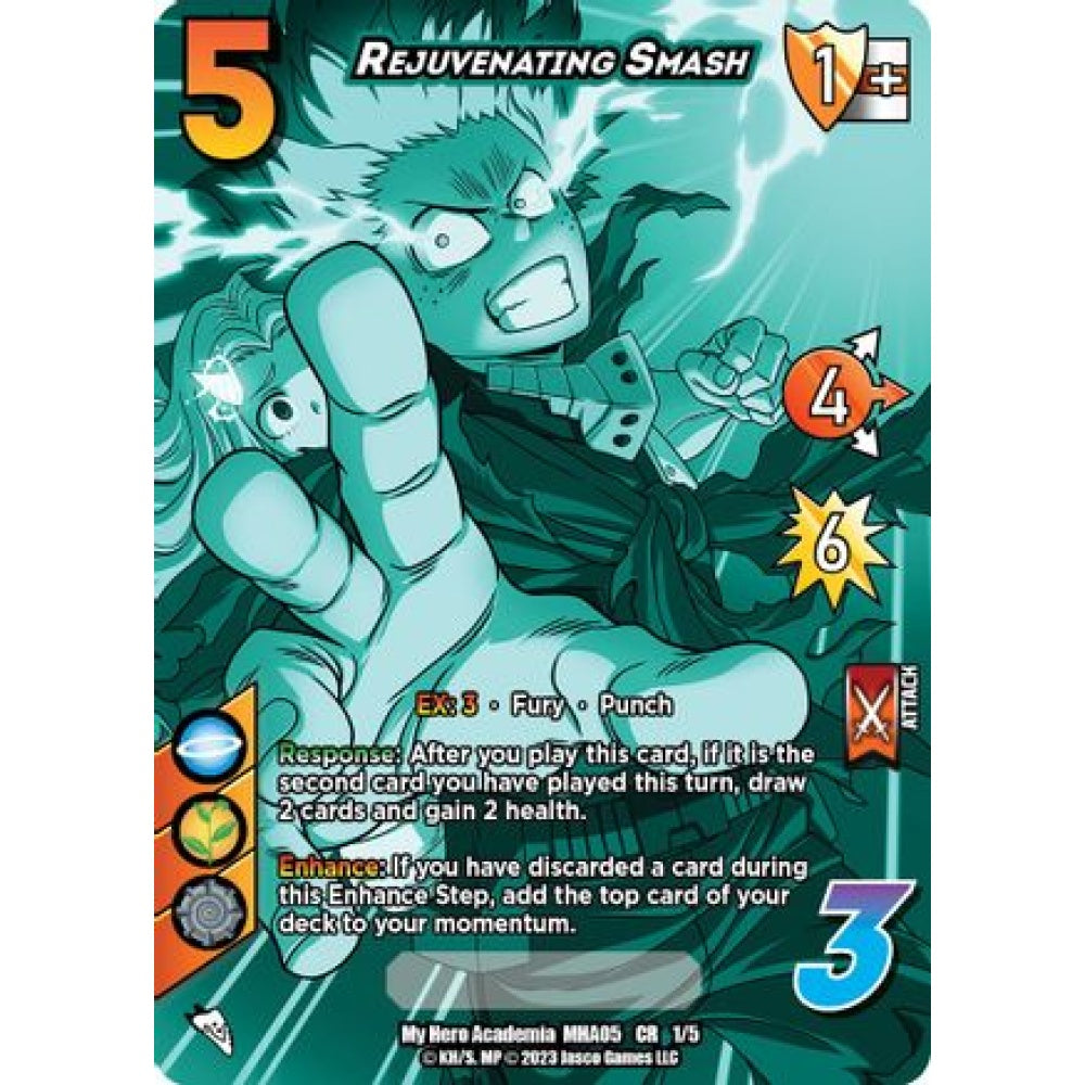Rejuvenating Smash, 5/24, CHROME, UniVersus, MHA05 Undaunted Raid