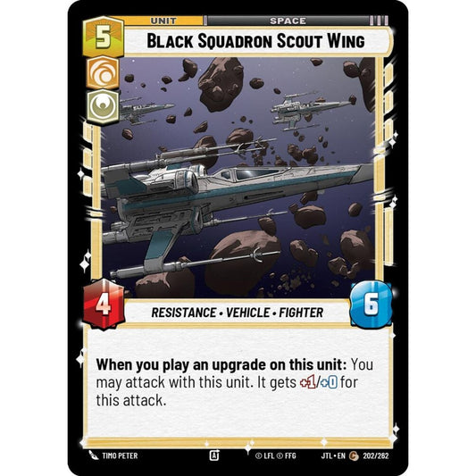 Black Squadron Scout Wing, C, JTL 202), Star Wars Unlimited