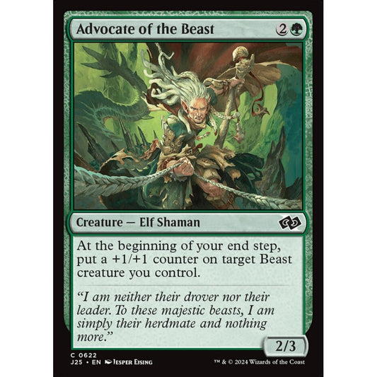 Advocate of the Beast, 622, common, Magic: The Gathering, Foundations Jumpstart