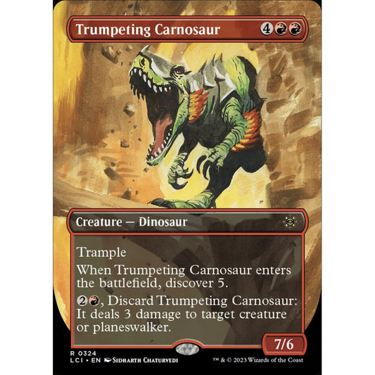 Trumpeting Carnosaur rare 324 Magic the Gathering The Lost Caverns of Ixalan