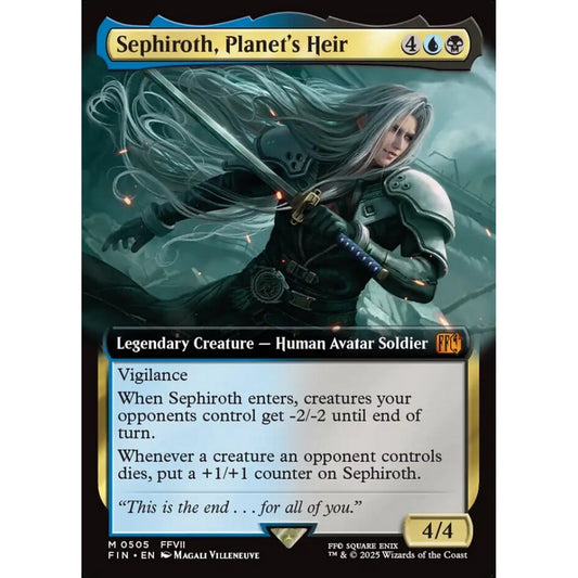 Sephiroth, Planet's Heir mythic 505 Magic the Gathering Final Fantasy