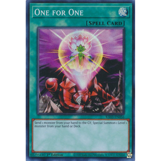 One for One RA03-EN056 Super Super Rare Yu-Gi-Oh Quarter Century Bonanza in Art