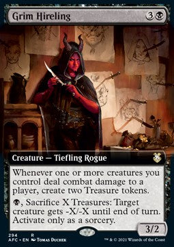 Grim Hireling - Commander: Adventures in the Forgotten Realms: Extras (Rare) [XAFC-294]