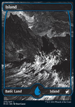 Island (V.1) - Innistrad: Midnight Hunt (Land) [MID-270]