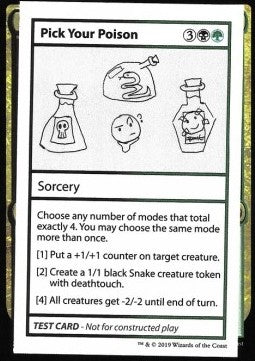 Pick Your Poison (V.2)