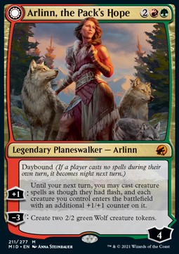 Arlinn, the Pack's Hope // Arlinn, the Moon's Fury