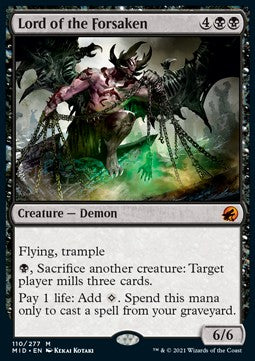 Lord of the Forsaken - Innistrad: Midnight Hunt (Mythic) [MID-110]