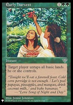 Early Harvest - The List (Rare)