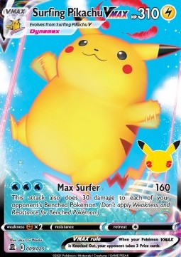 Surfing Pikachu VMAX