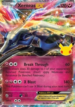 Xerneas EX - Celebrations (Ultra Rare) [CEL-XY 97]