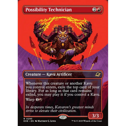 Possibility Technician rare 295 Magic the Gathering Edge of Eternities