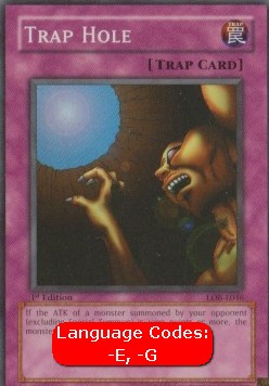 Trap Hole (V.1 - Super Rare) - Legend of Blue Eyes White Dragon (Super Rare) [LOB-046]