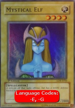 Mystical Elf (V.1 - Super Rare) - Legend of Blue Eyes White Dragon (Super Rare) [LOB-050]