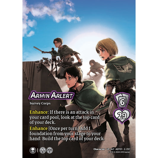 Armin Arlert, 2/297, CH-UR-ALT, UniVersus, Attack on Titan: Battle for Humanity