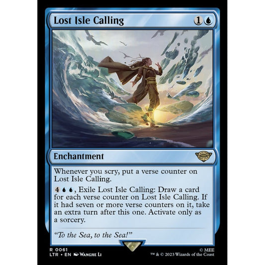 Lost Isle Calling, rare, 61, Magic the Gathering, The Lord of the Rings: Tales of Middle-earth