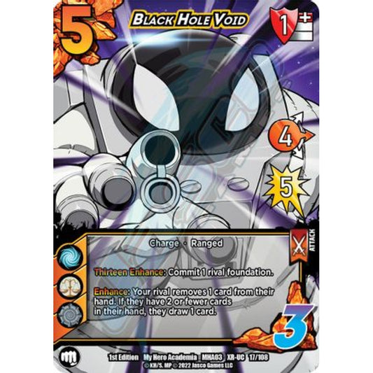 Black Hole Void, 17/108, XR-UC, UniVersus, MHA03 Heroes Clash