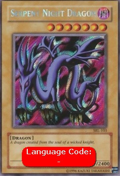 Serpent Night Dragon (V.2 - Secret Rare) - Spell Ruler (Secret Rare) [SRL-103]