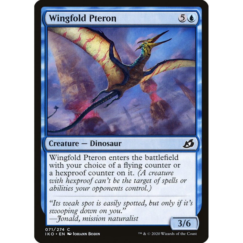 Wingfold Pteron common 71 Magic the Gathering Ikoria: Lair of Behemoths